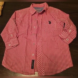 U.s. polo assn boys button down shirt